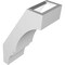 Ekena Millwork 3 1/2-in. W x 6-in. D x 10-in. H Balboa Architectural Grade PVC Knee Brace BRCP035X06X10BOA - alternate 3